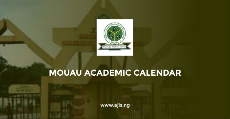MOUAU Academic Calendar