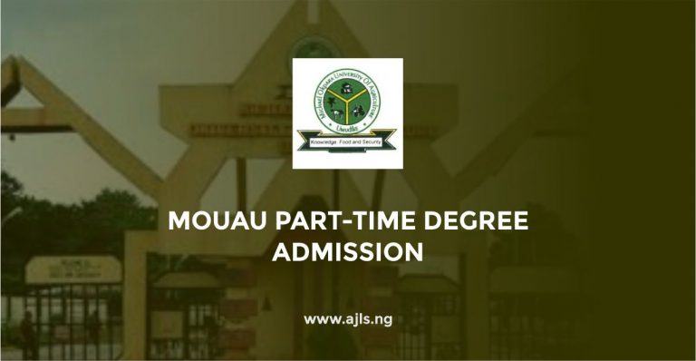 MOUAU Part-Time Degree Admission Form