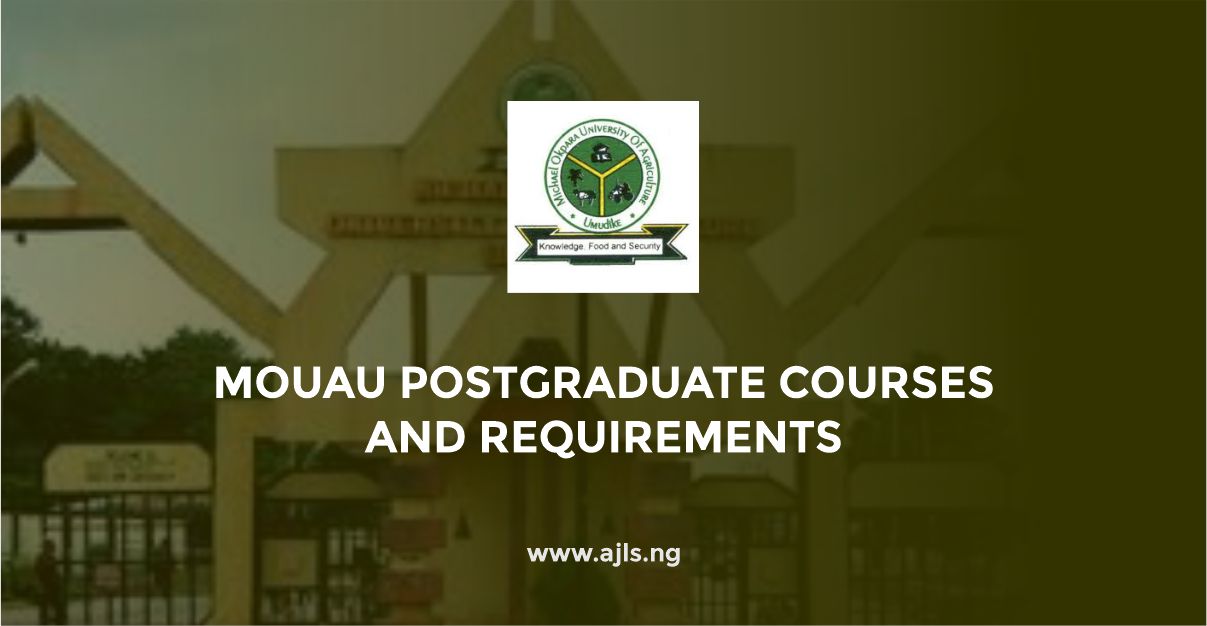 MOUAU Postgraduate Courses