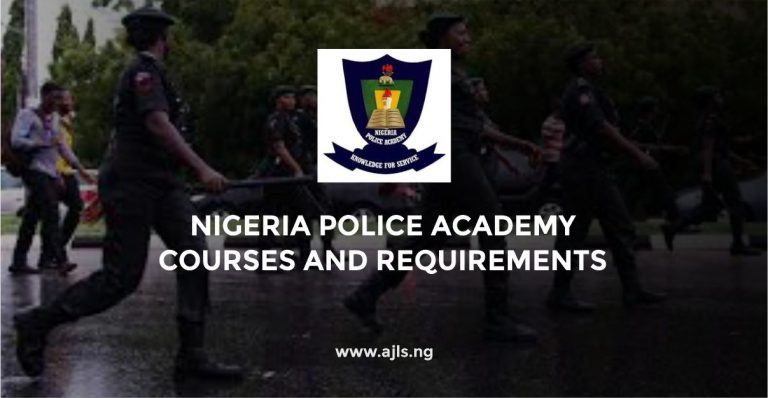 Nigeria Police Academy Courses and Requirements