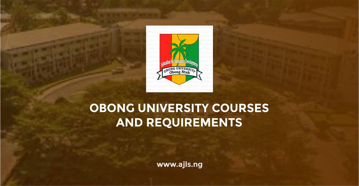 Obong University Courses
