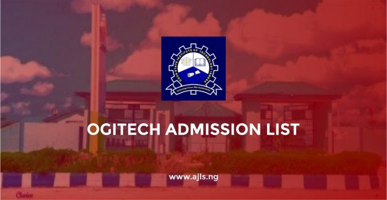 OGITECH Admission List
