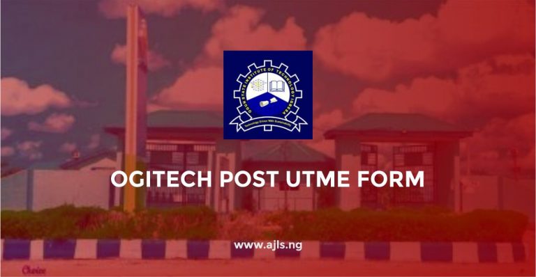 OGITECH Post-UTME Form