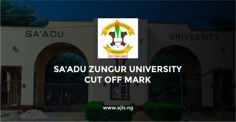 Sa'adu Zungur University Cut-Off Mark