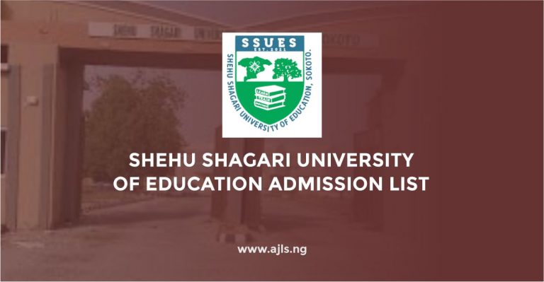 Shehu Shagari University of Education Admission List