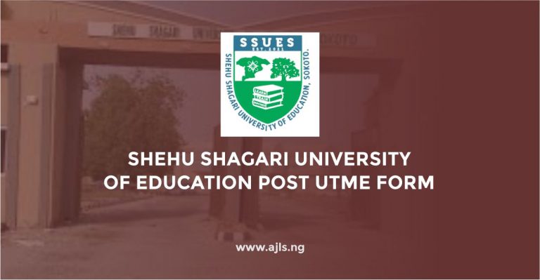 Shehu Shagari University of Education Post UTME Form