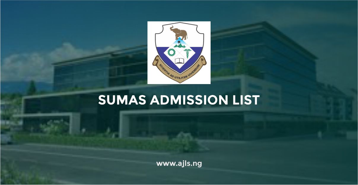 SUMAS Admission List