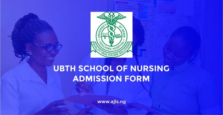 UBTH School of Nursing Admission Form