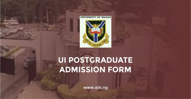 UI Postgraduate Admission Form