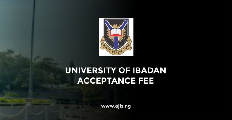 University of Ibadan Acceptance Fee