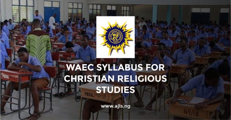 WAEC Syllabus For Christian Religious Studies