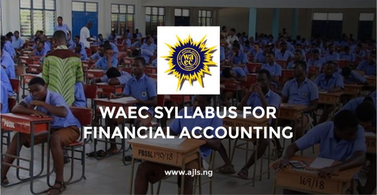 WAEC Syllabus For Financial Accounting