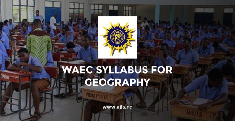 WAEC Syllabus For Geography