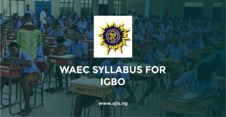 WAEC Syllabus for Igbo