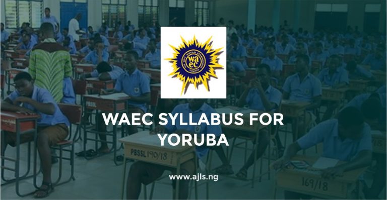WAEC Syllabus for Yoruba