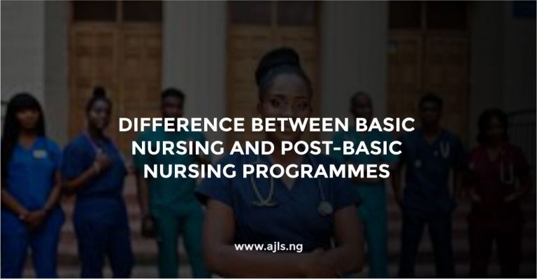 Difference Between Basic Nursing and Post-Basic Nursing Programmes