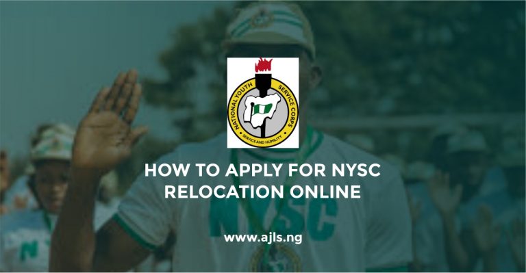 How To Apply For NYSC Relocation Online