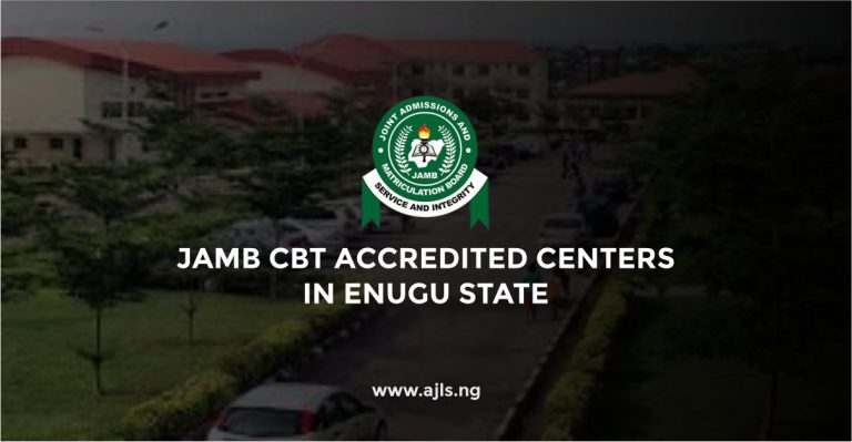 JAMB CBT Accredited Centers in Enugu State