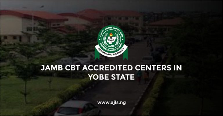 JAMB CBT Accredited Centers in Yobe State