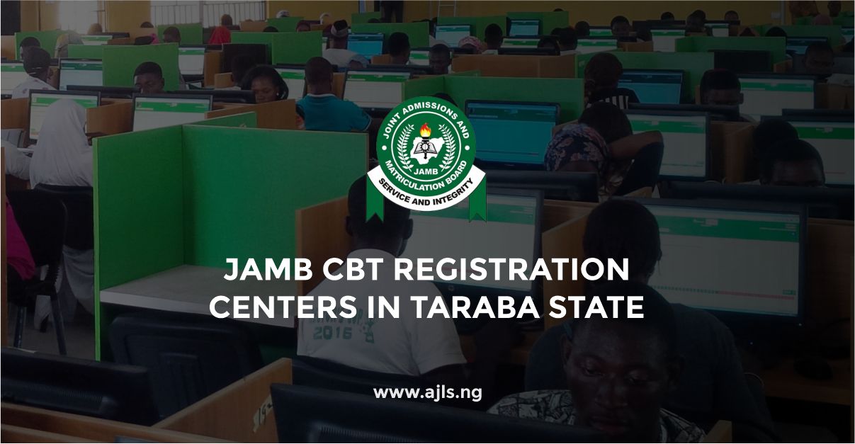 JAMB CBT Registration Centers in Taraba State