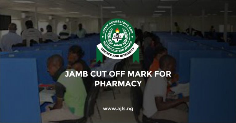 JAMB Cut Off Mark for Pharmacy