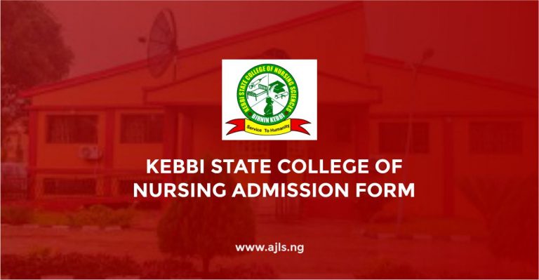 Kebbi State College of Nursing Admission Form