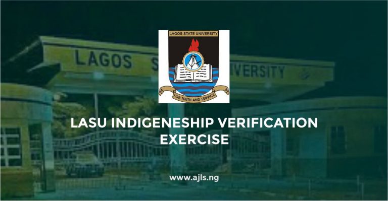 LASU Indigeneship Verification Exercise