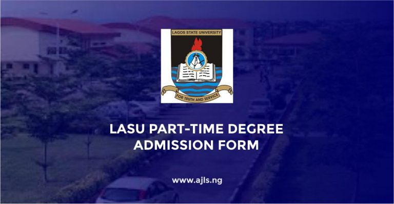 LASU Part-Time Degree Admission Form
