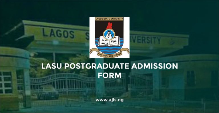 LASU Postgraduate Admission Form