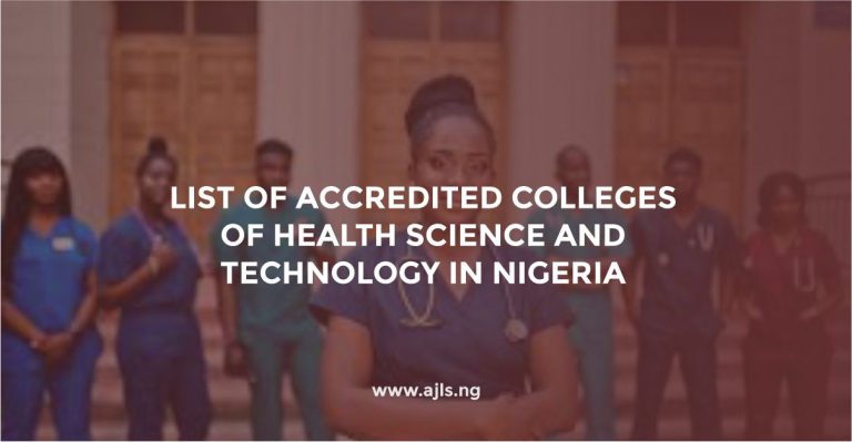 Accredited Colleges of Health Science and Technology in Nigeria