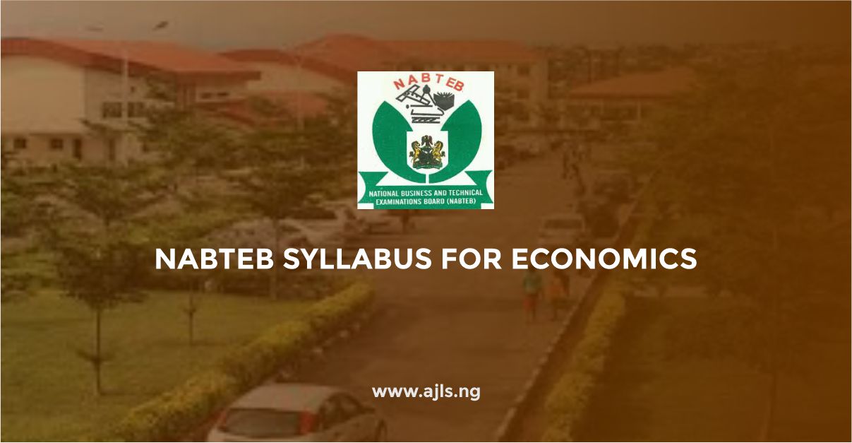 NABTEB Syllabus for Economics