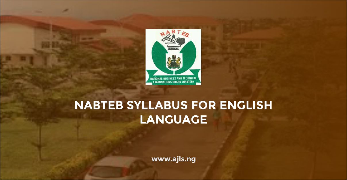 NABTEB Syllabus For English Language