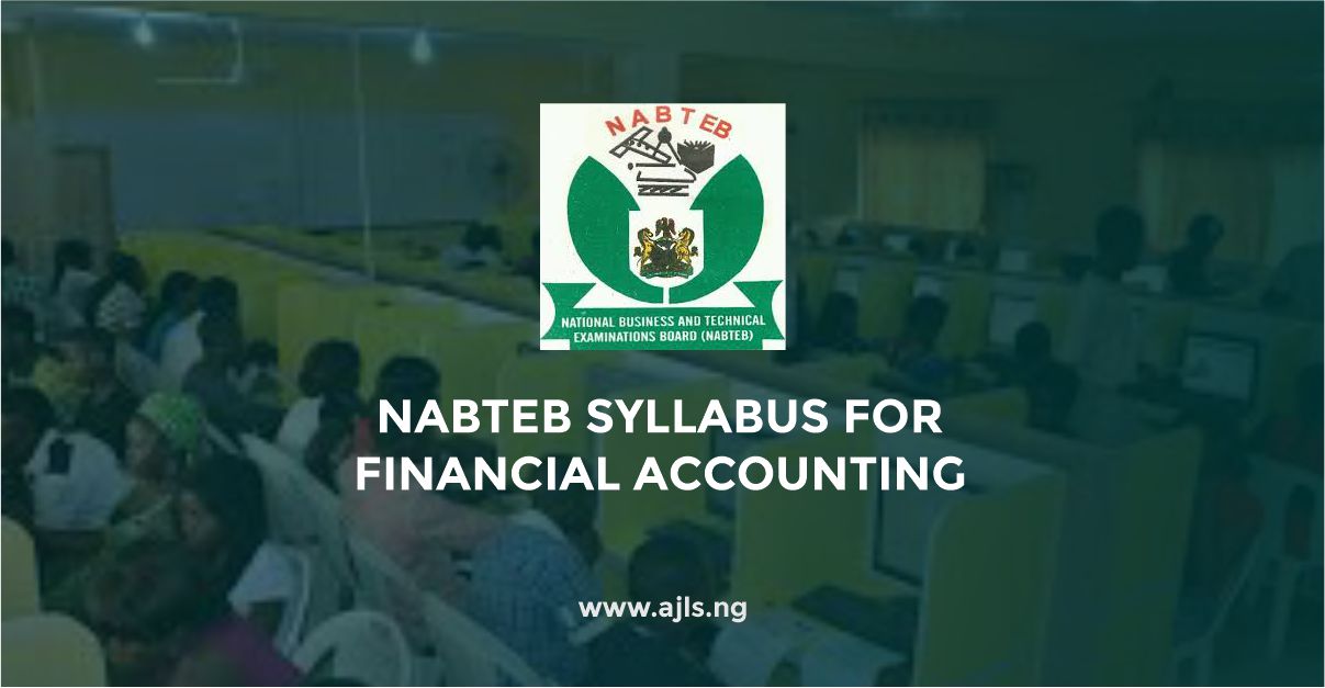 NABTEB Syllabus For Financial Accounting