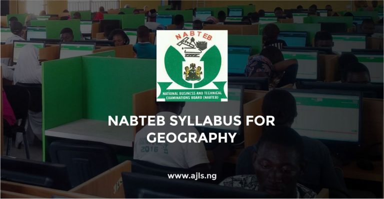 NABTEB Syllabus for Geography