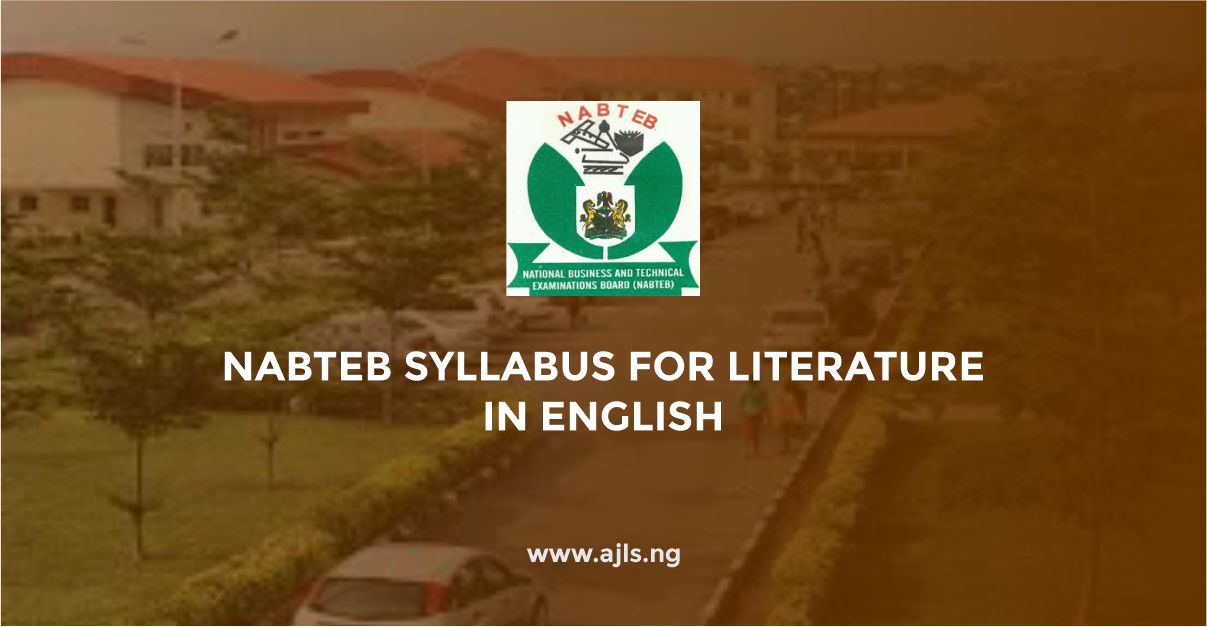 NABTEB Syllabus for Literature-in-English