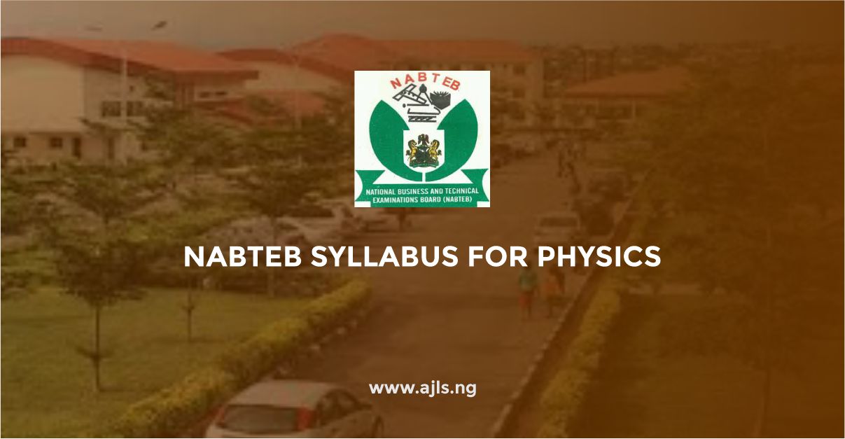 NABTEB Syllabus for Physics