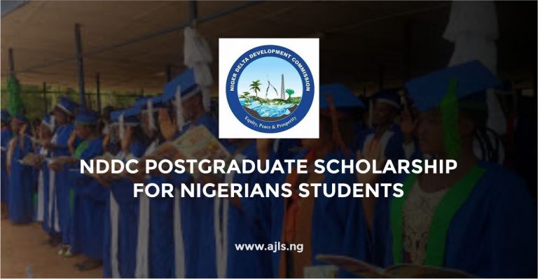 NDDC Postgraduate Scholarship
