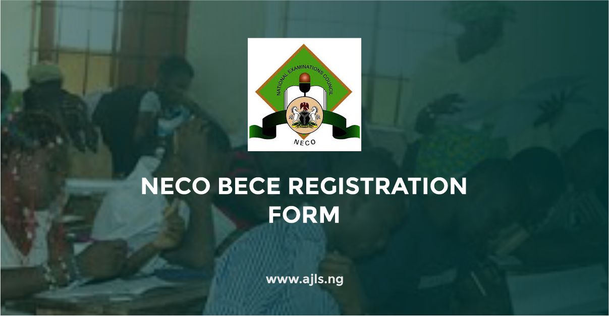 NECO BECE Registration Form