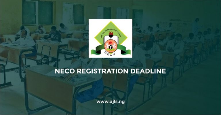 NECO GCE Registration Deadline