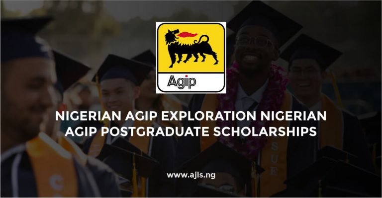 Nigerian Agip Exploration Postgraduate Scholarships