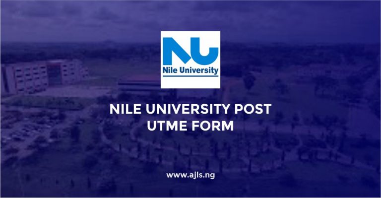 Nile University Post-UTME Form