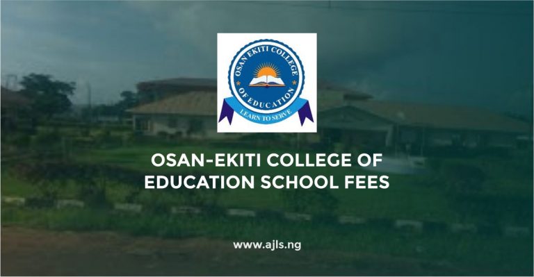 Osan-Ekiti College of Education School Fees