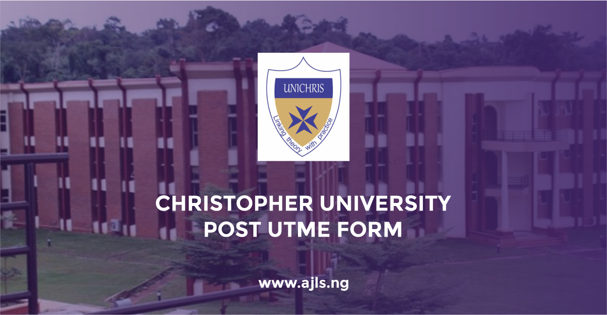 Christopher University Post-UTME Form