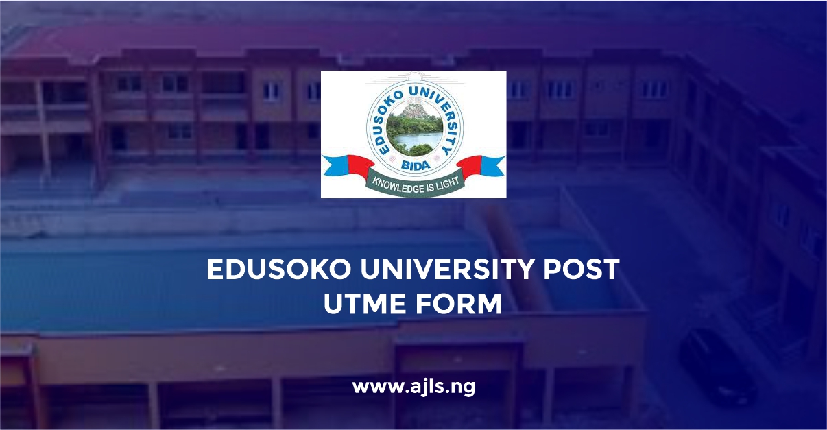 Edusoko University Post-UTME Form