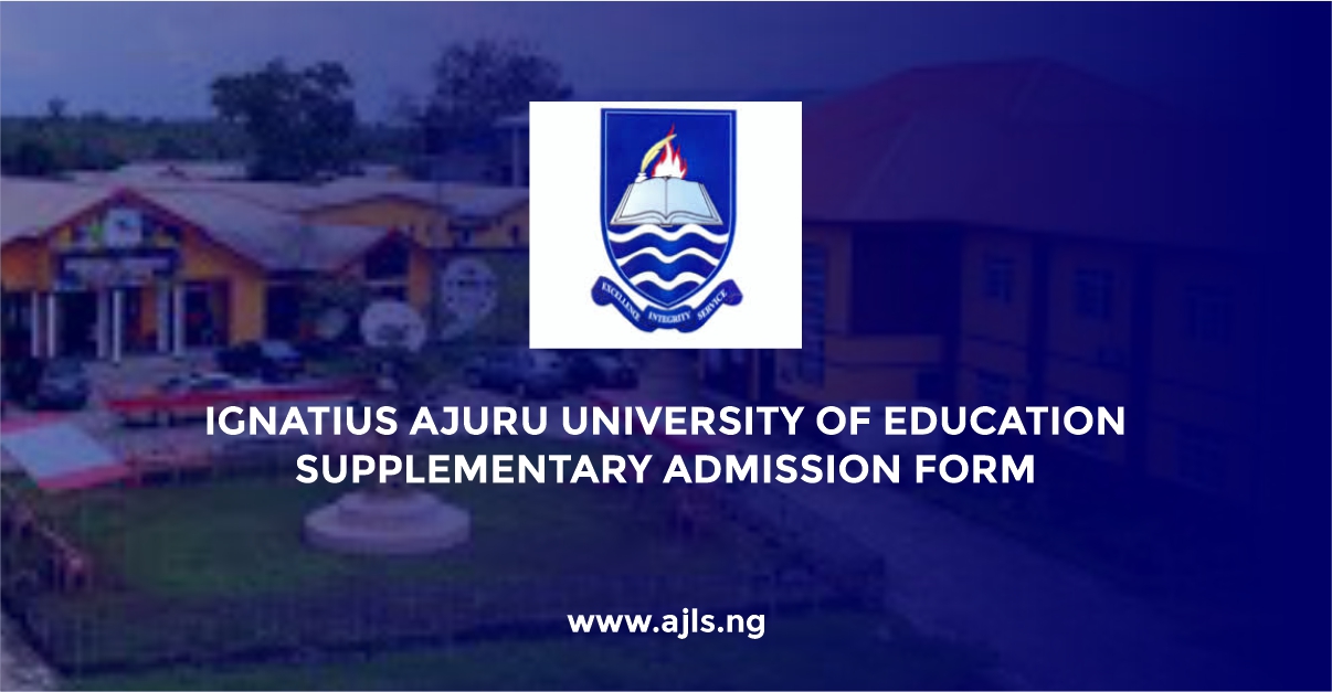 Ignatius Ajuru University of Education Supplementary Admission Form