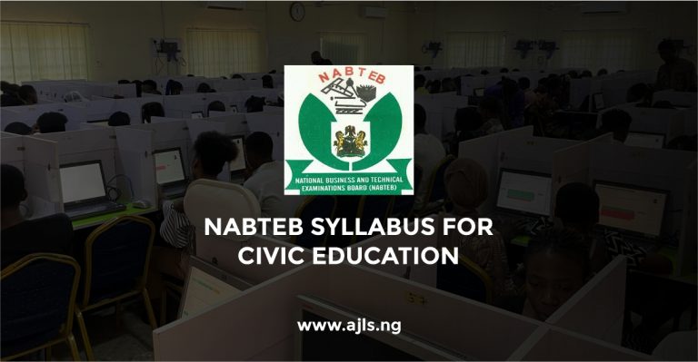 NABTEB Syllabus for Civic Education
