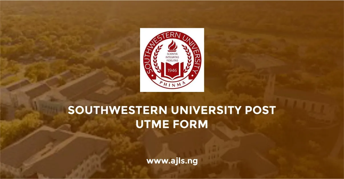 Southwestern University Post UTME Form