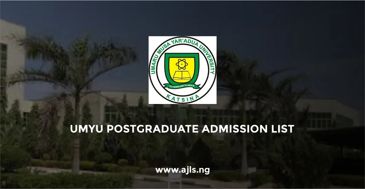 UMYU Postgraduate Admission List