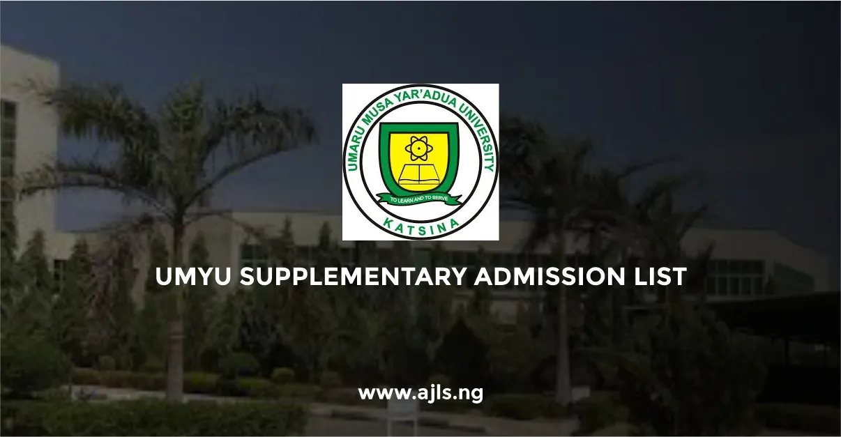 UMYU Supplementary Admission List