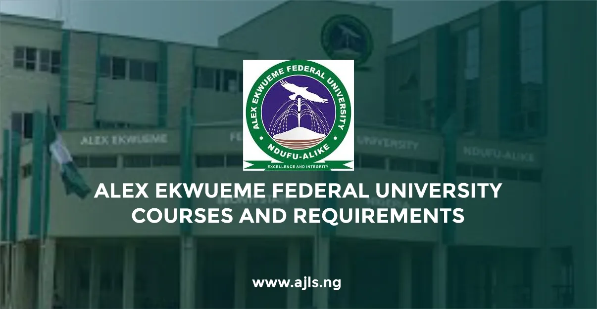 Alex Ekwueme Federal University Courses